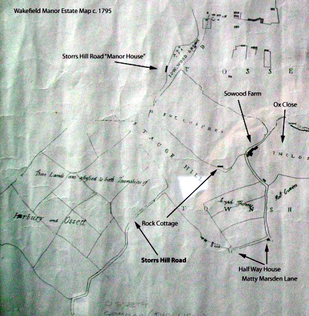 Sowood 1795 Map