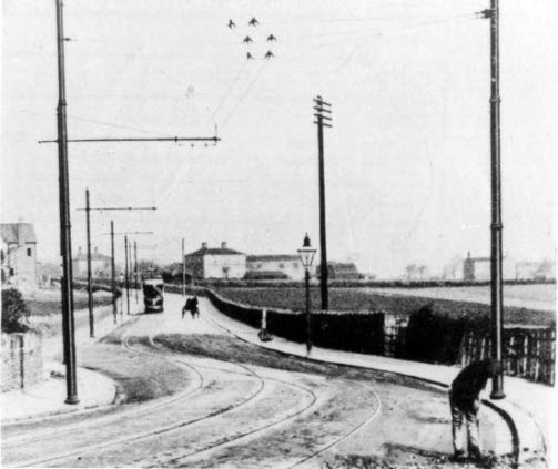 Tramlines at Sowood