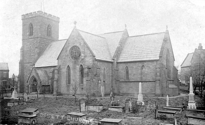South Ossett Church with Graveyard
