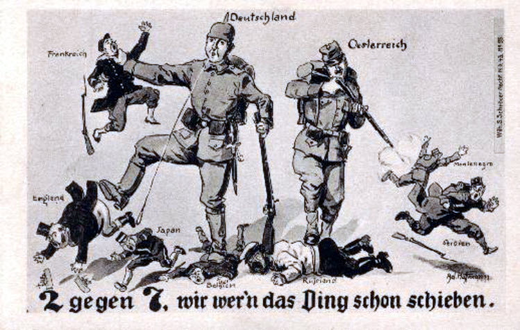 1914 German propaganda postcard