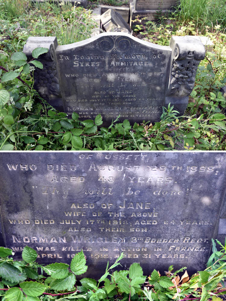 Armitage Grave at St Johns