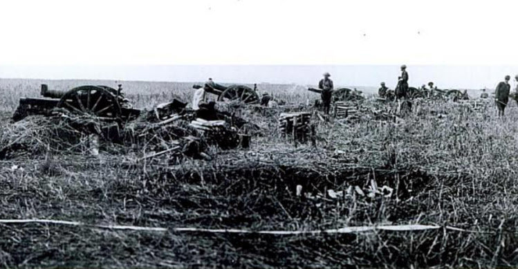 Battle of Albert Royal Field Artillery Battery