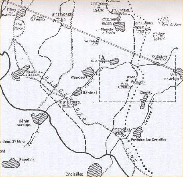 Battle of the Scarpe Monchy le Preux