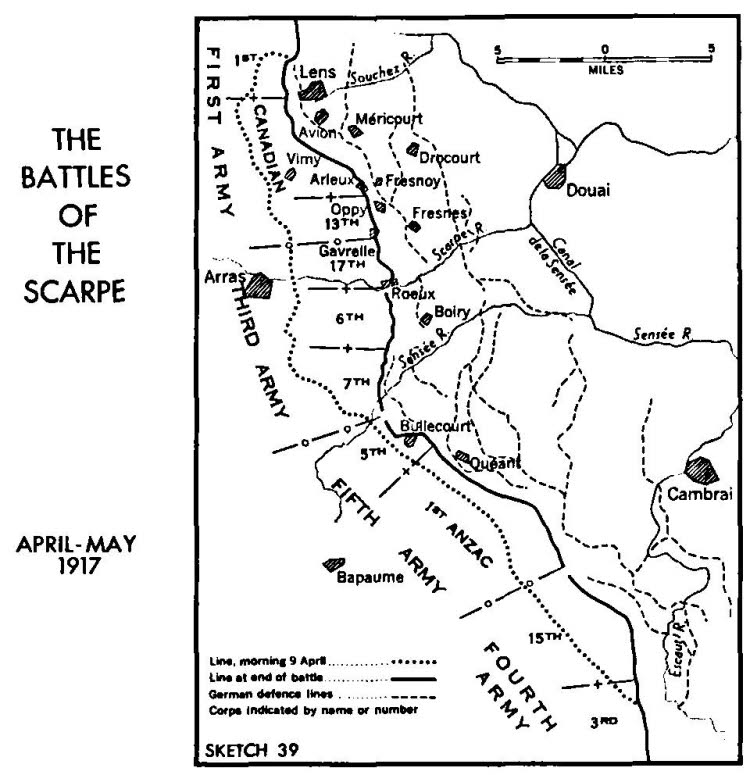Battle of the Scarpe April 1917