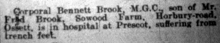 Bennett Brook Ossett Observer cutting