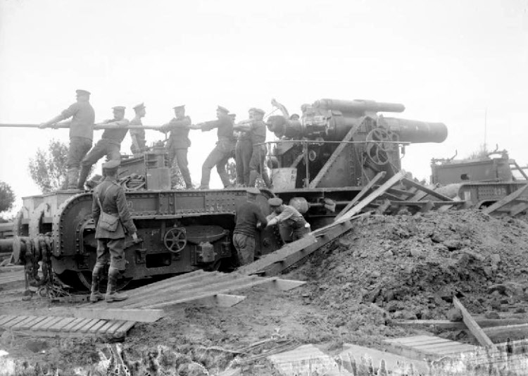 12" Railway Howitzer as operated by Harry Bickle