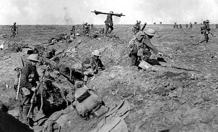 British Infantry at the Battle of Morval 25th September 1916