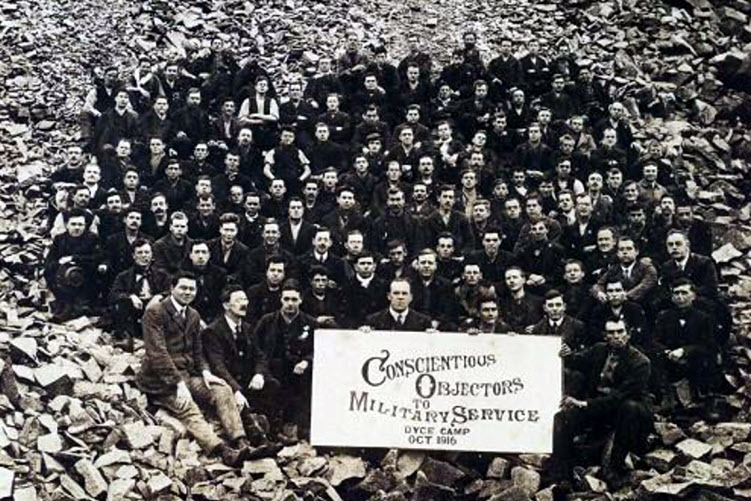 Conscientious Objectors at Dyce Camp, Aberdeen