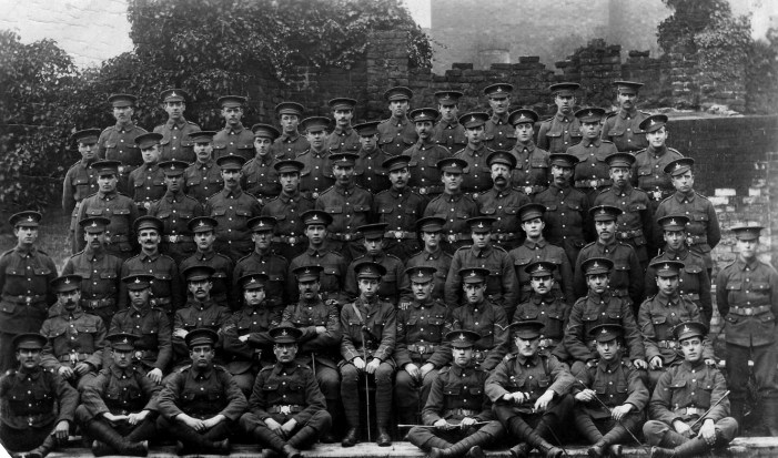 8th Bn, Yorkshire Regiment at Flkstone in 1915