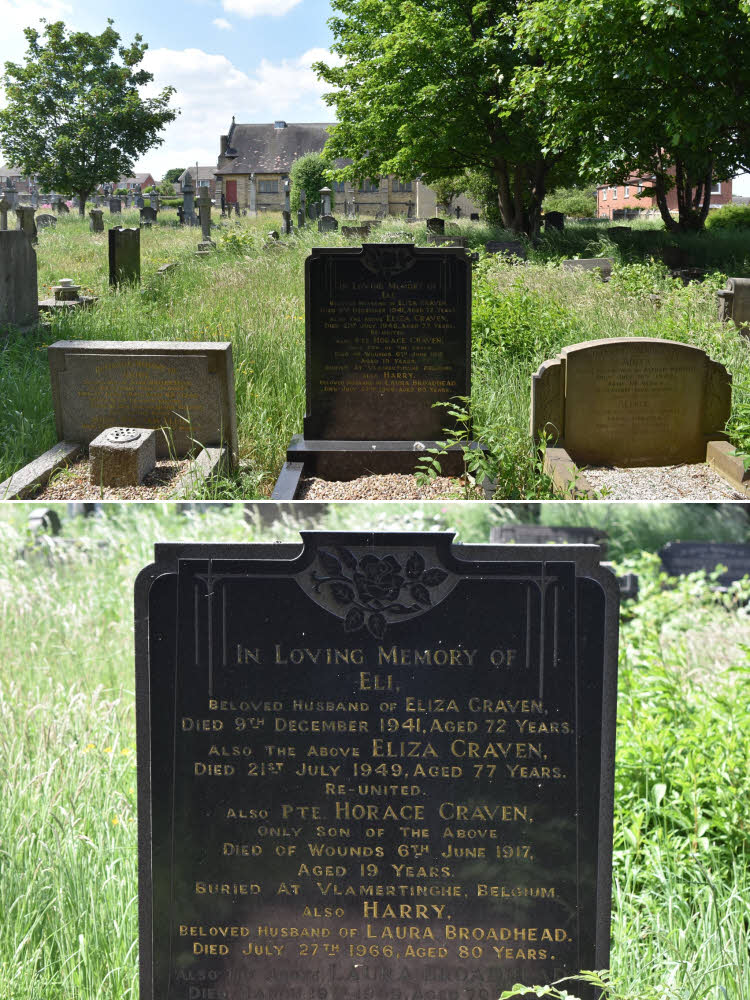 Horace Craven Grave at St Johns