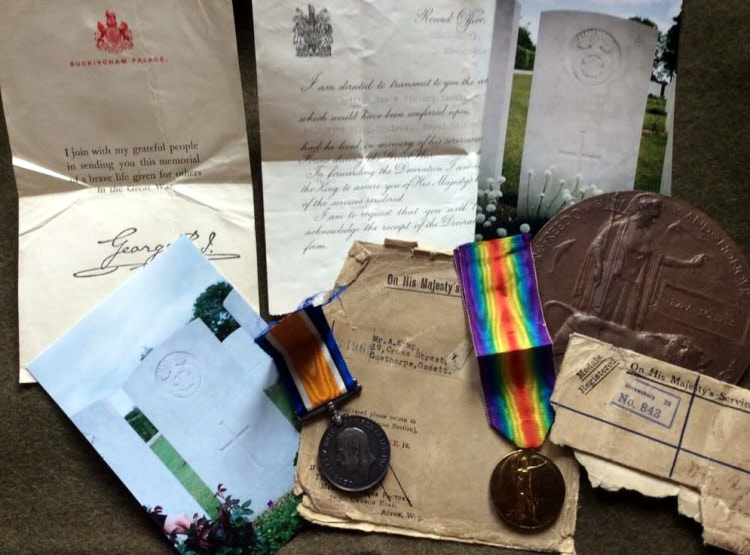 Ezra Squires War Medals