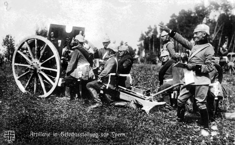 German Artillery Crew WW1