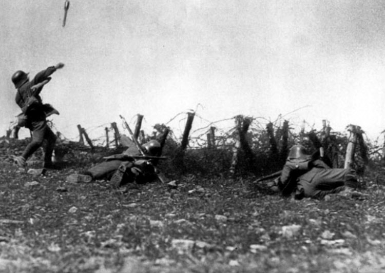 German storm troopers during Operation Michael in March 1918