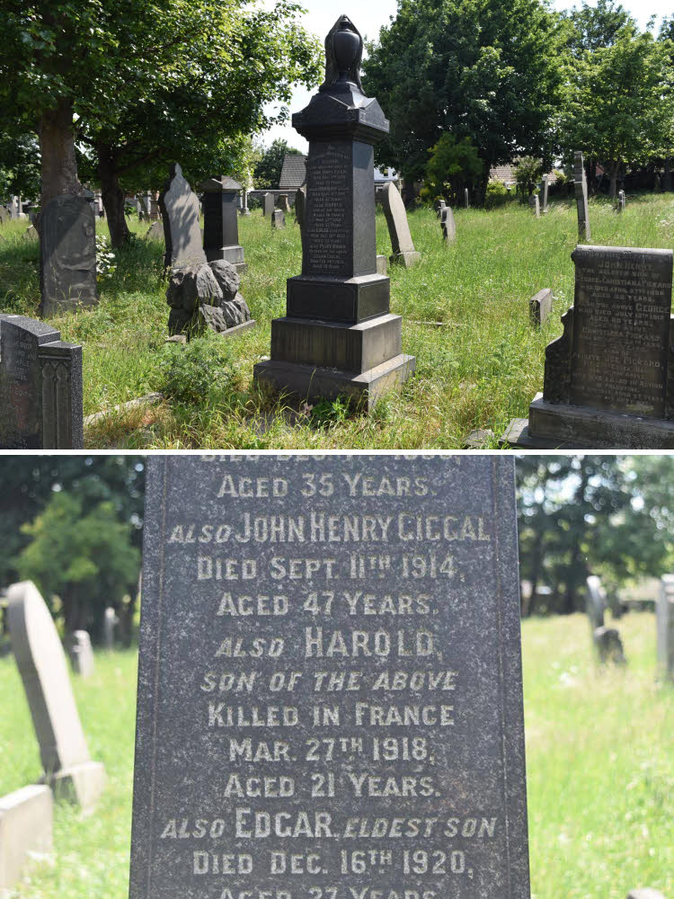 Giggal Grave at St Johns