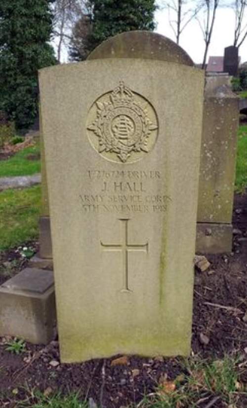 John W Hall Gravestone 
