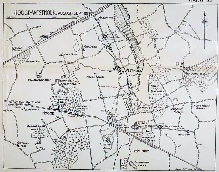 Hooge and Westhoek August and September 1917