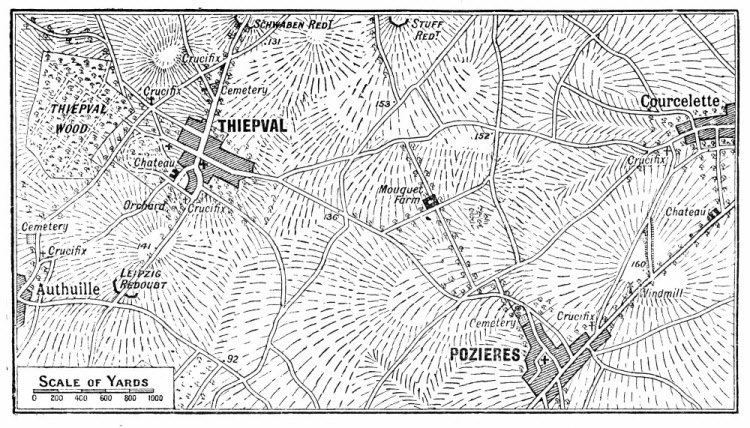 Thiepval map