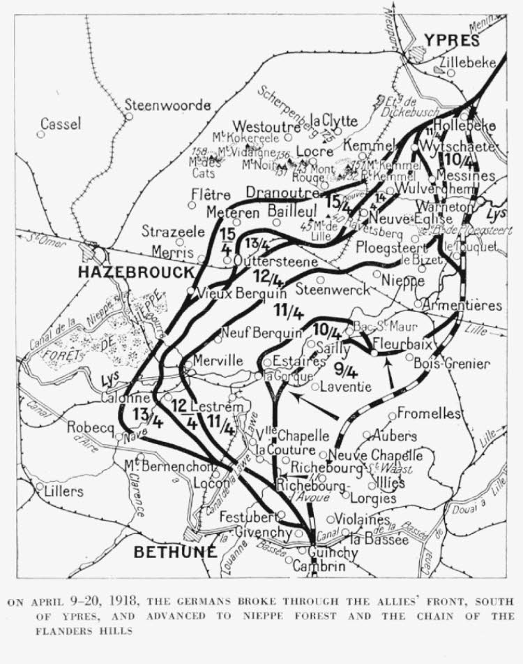 Nieppe Forest April 1918
