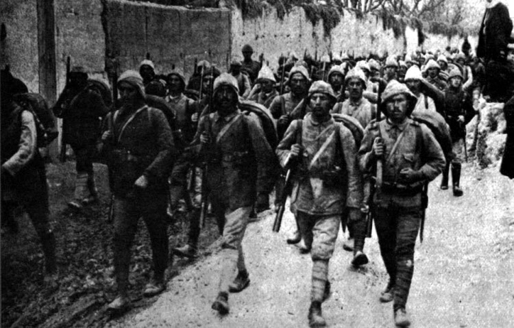 Ottoman soldiers in Jerusalem 1917