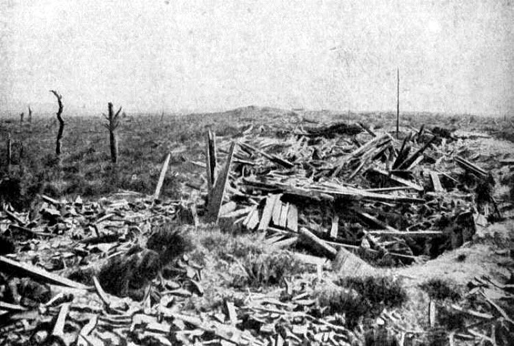  Ruins of Passchendaele village