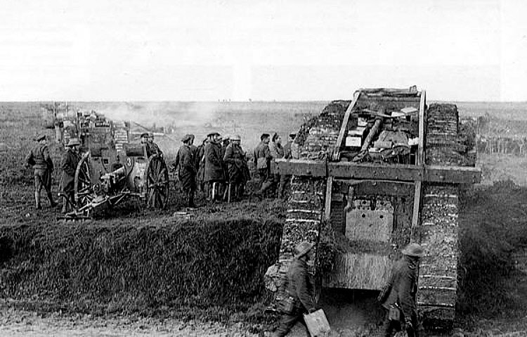 Tank near Bourlon Wood 23rd November 1917