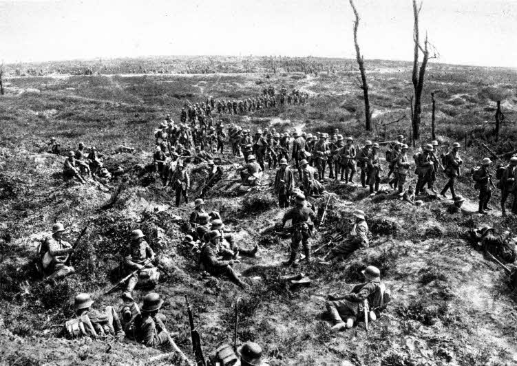 German storntroopers at the THird battle of the Aisne