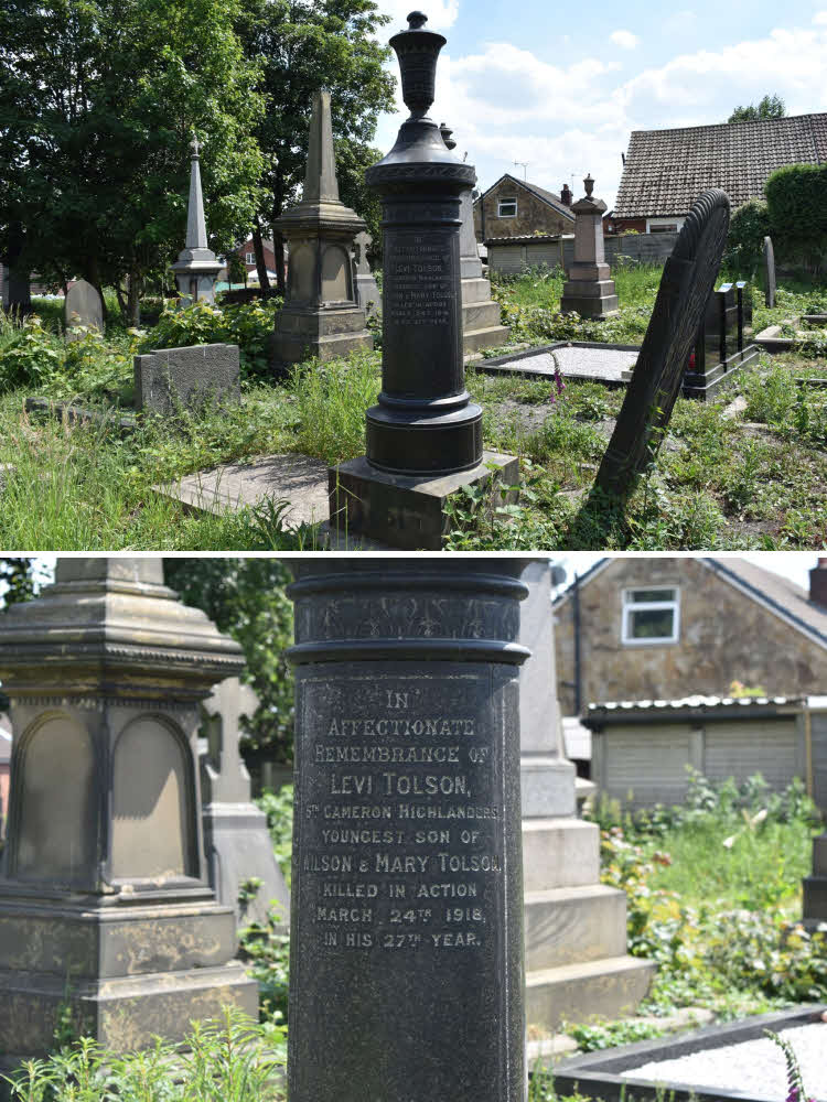 Levi Tolson Grave St Johns