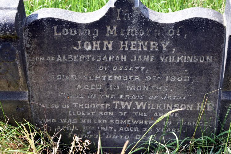 Wilkinson Grave at St Johns 