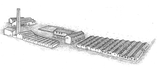 Gedham Mill drawing by Richard Glover