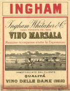 Marsala label by Ingham, Whitaker