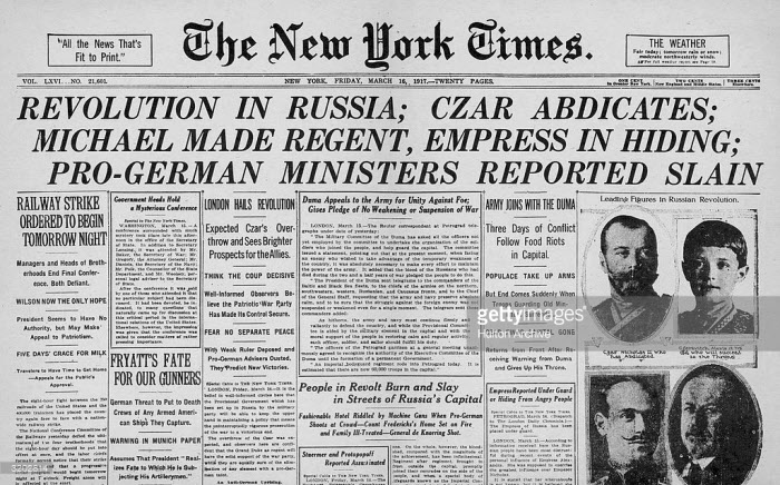 March 1917 Russuan Revolution