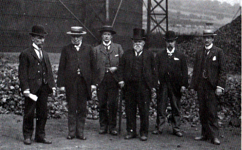 Ossett Gasworks Civic Dignitaries