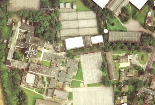 Ossett School from the air