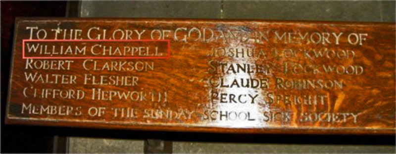 Ossett Sunday SChool Sick Society