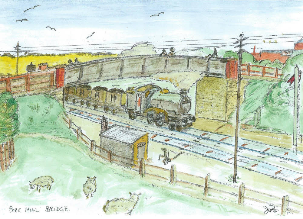 Railway at Parm Mill