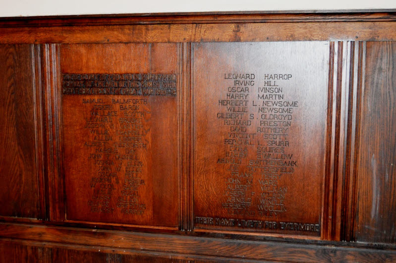 St. Mary's Church, Gawthorpe WW1 Memorial