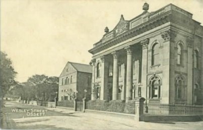 Wesleyan Chapel and Sunday School in 1900