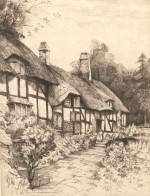 Cottage Garden by Hilda Mary Pemberton